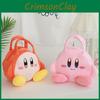 Kirby Plush Star Portable Tote Handbag Clutch Large Capacity Bento Bag Lunch