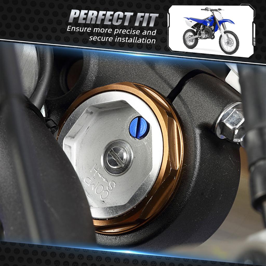 M5x 0.8 Aluminum Air Valve Cap Screw For Fork Honda CR CRF 80 85 125 250 450 R RX CRF250R CRF450R CRF250X 450X Motocross