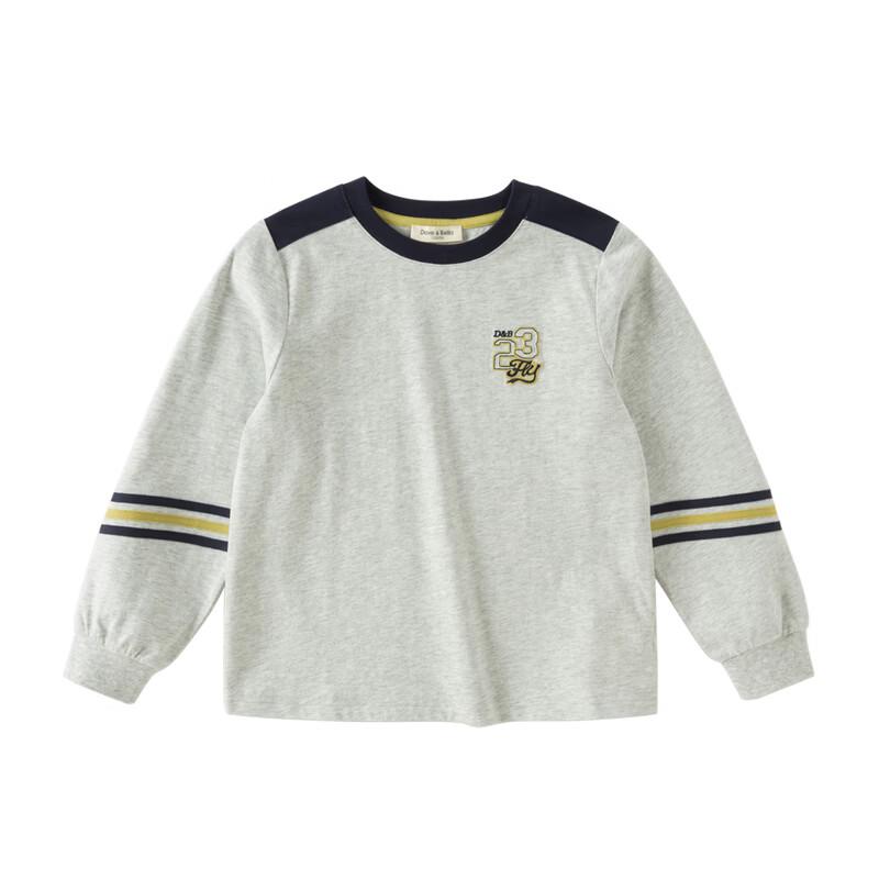 DAVE & BELLA Boys' Long Sleeve Cotton T-Shirt
