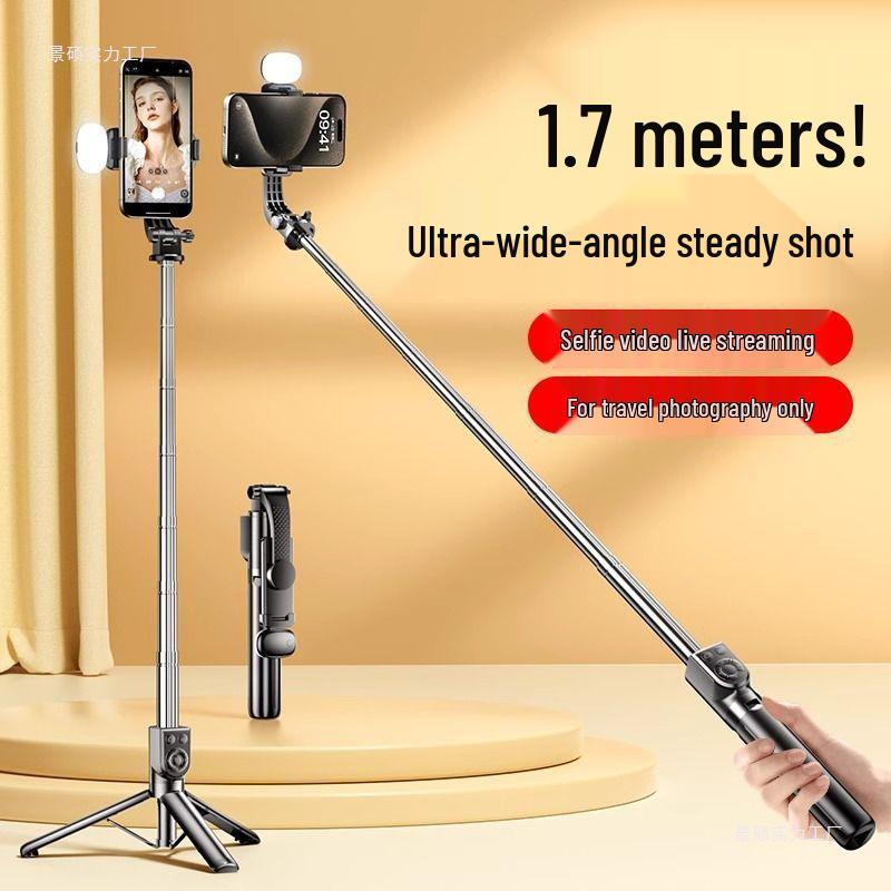 Multifunctional 2025 Anti-Shake Selfie Stick & Tripod for Live Streaming