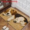 VIKAMA 3D Stereo Beagle Mat Lovely Non-Slip Indoor Outdoor Entrance Doormat Bedroom Living Room Carpet Home Decoration