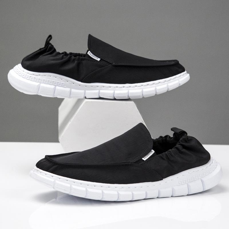 New Style Cloth Shoes Soft Sole Men's Shoes Breathable Casual Board Shoes Lazy Shoes Men's Casual Canvas Shoes