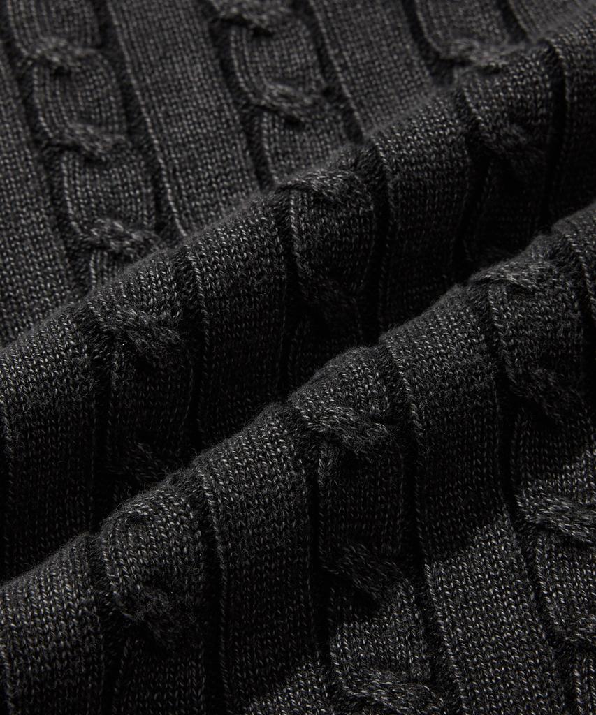 STCO Diems Premium Washed Round Knit Charcoal Gray (Semi-Oversized Fit)_Dktxb72Osc