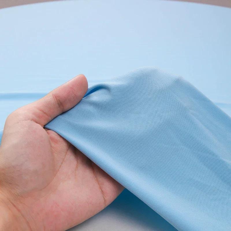 170x50cm/200cm Elastic Milk Silk Knitted Fabric For Performance Dresses, Dance Costumes Wedding Decorations DIY Sewing Fabric