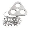 Outdoor Camping Tripod Pot Hanger Picnic Fire Stand Stainless Steel Tripod Hook Camping Supplies