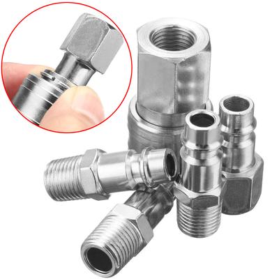 1//4 BSP Euro Air Line Hose Fitting Female Coupler /& Male Fitting Quick-Release