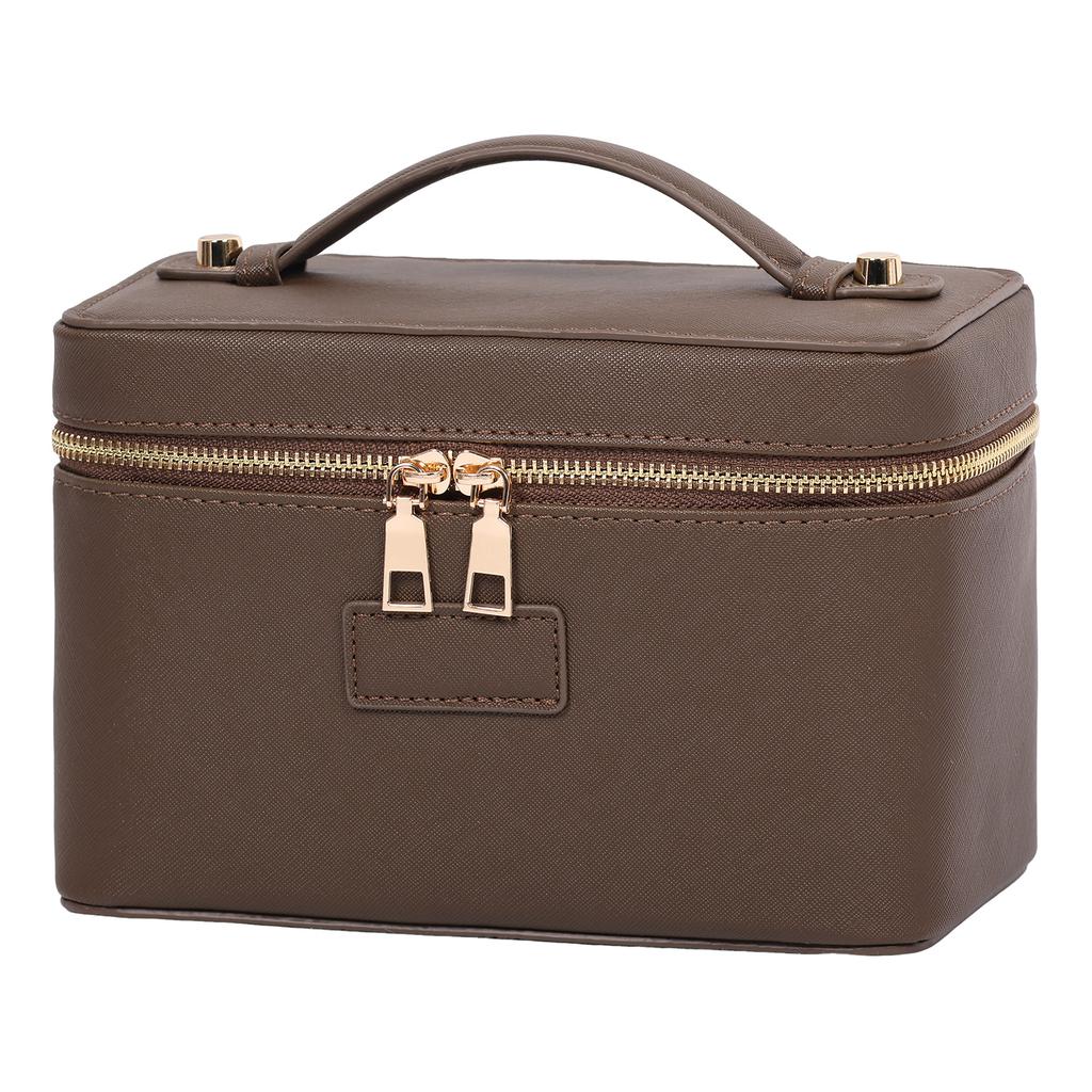 PU leather Cosmetic Bag Women Vanity Case Large Capacity Luxury Portable Travel Toiletry Bags Makeup Organizer