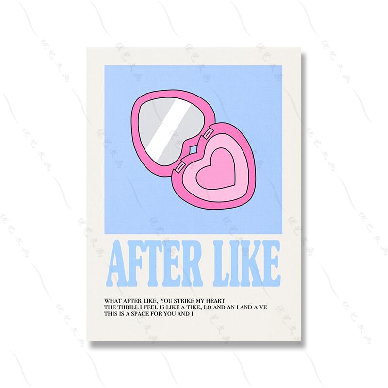 Kpop Music Album Poster Aesthetic Pop Rock Band Wall Art Canvas Print Rapper Canvas Painting Office Singer Room Home Decor Gift