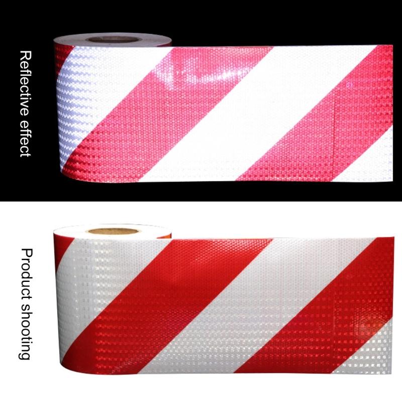 Reflective Adhesive Tape Roll 5cm by 300cm For Trailers Truck Vehicle Safety Increase Visibility In Low Light Condition