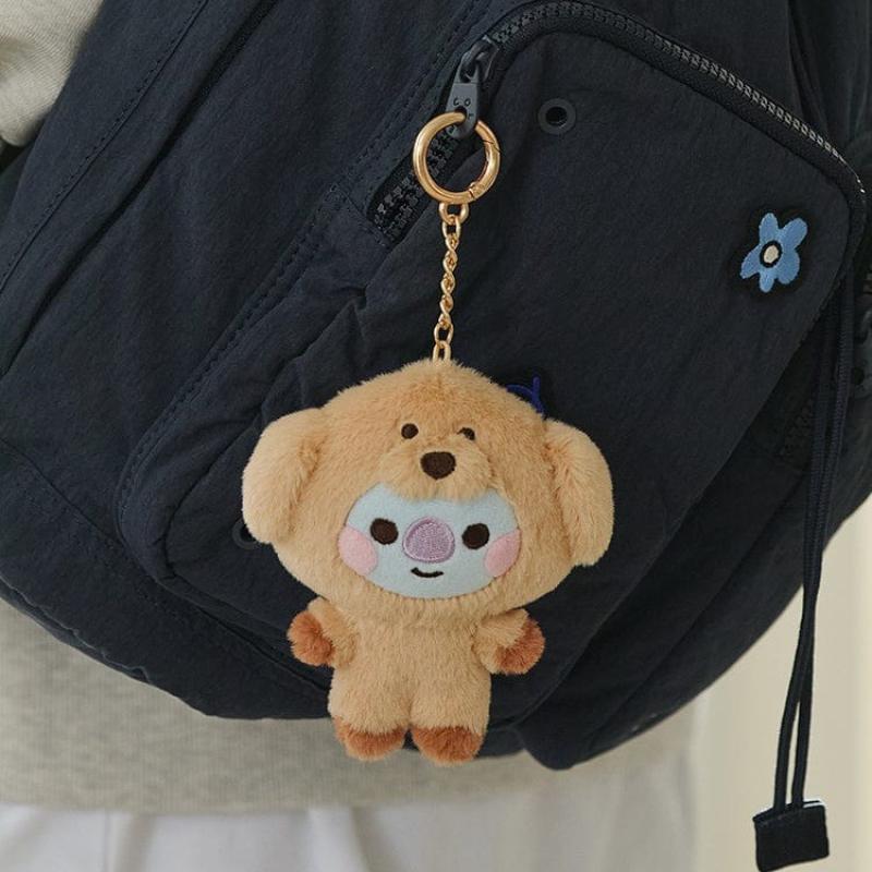 Bt21 Anime Bábätko Zvieratko Séria Plyšová Bábika Rj Cooky Plyšová Kľúčenka Roztomilá Kreslená Shooky Koya Dekorácia Prívesok na Tašku Darček