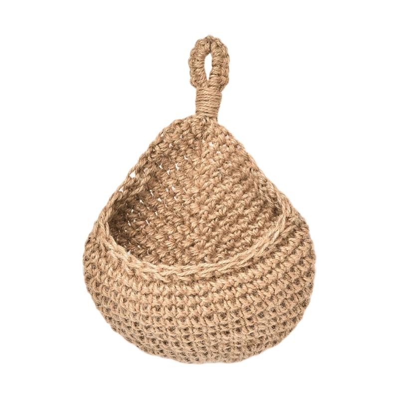 Cesto a Rete da Appendere Salvaspazio Organizzatori da Parete per Frutta Verdura Piante Contenitore per la Casa