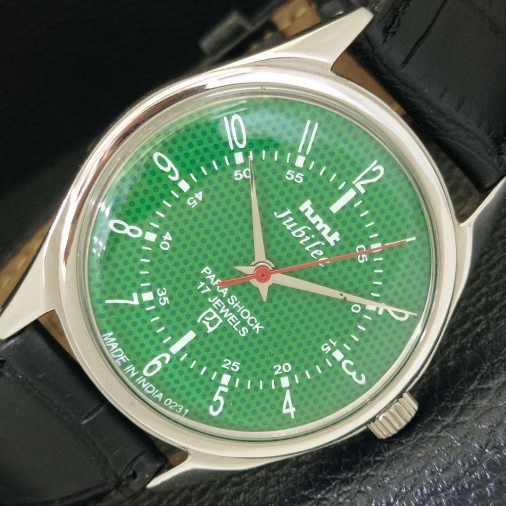 

ВИНТАЖНЫЕ ЧАСЫ HMT JUBILEE С РУЧНЫМ ЗАВОДОМ, ИНДИЙСКИЕ МУЖСКИЕ, ЦИФЕРБЛАТ ЗЕЛЕНОГО ЦВЕТА, a700120-5 R201-a700120