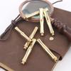 1/5pcs Bamboo Fire Paint Stamp Handle Copper Wax Sealing Stamp Tool for Scrapbooking Handmade Stamps Accessories 65mm