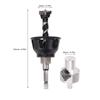20mm Size Vertical Drill Guide Ergonomic Handle Straight Hole Drilling Fixture  For Bench Use