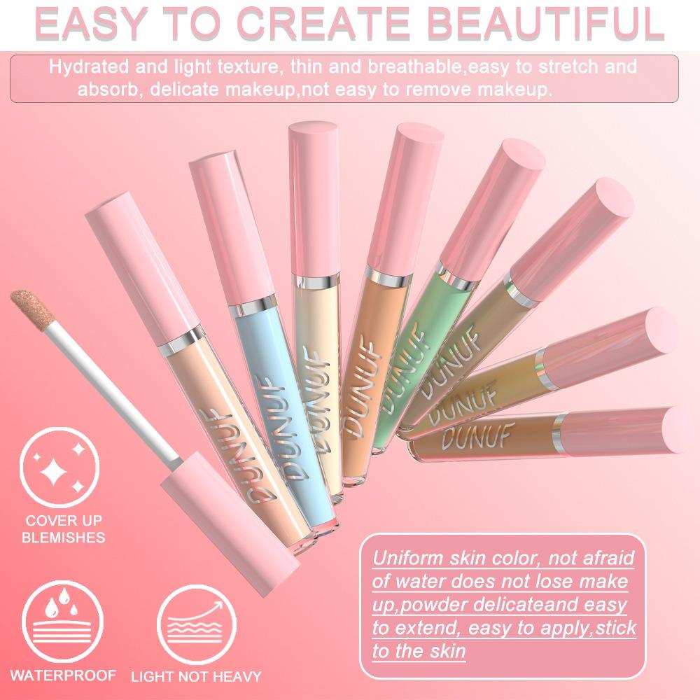 DUNUF 8 Color Concealer Foundation для устранения темных кругов 08 — фото 7