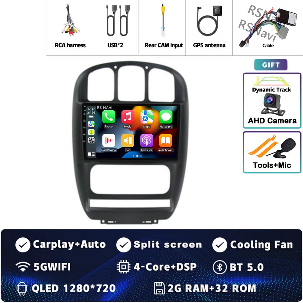 

Android 14 Carplay Auto для Dodge Caravan 4 для Chrysler Grand Voyager RS 2000 - 2012 Автомобильный радиоприемник 4G WIFI Плеер Мультимедиа srereo