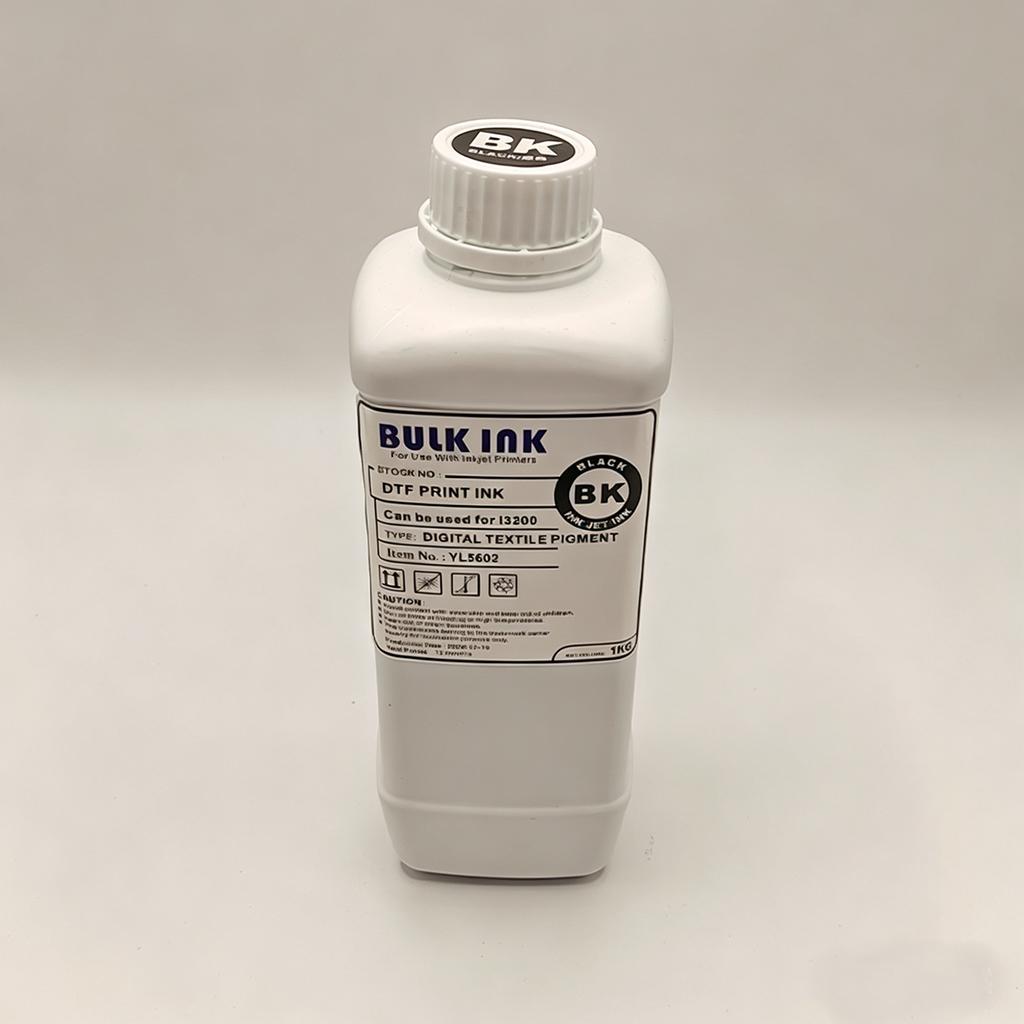 1000ml Water Based CMYK White DTF Ink Anti-Clogging Vivid Color for PET Film T-Shirt Garment Heat Transfer Printing