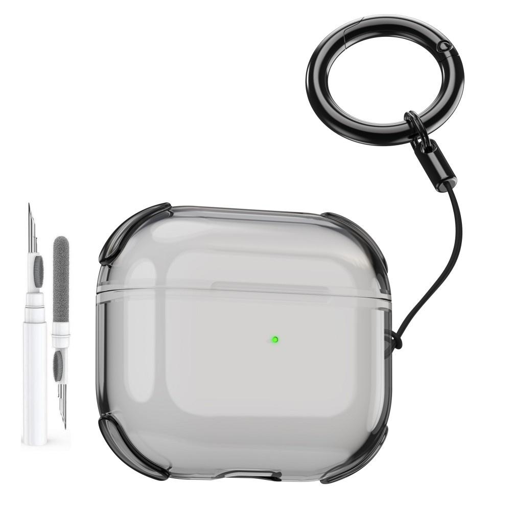 Für Airpods Pro 3 Hülle Klare Abdeckung Weiches TPU Hochtransparent Verhindert Vergilbung mit Reinigungsset für AirPods Pro 3. Generation Hülle