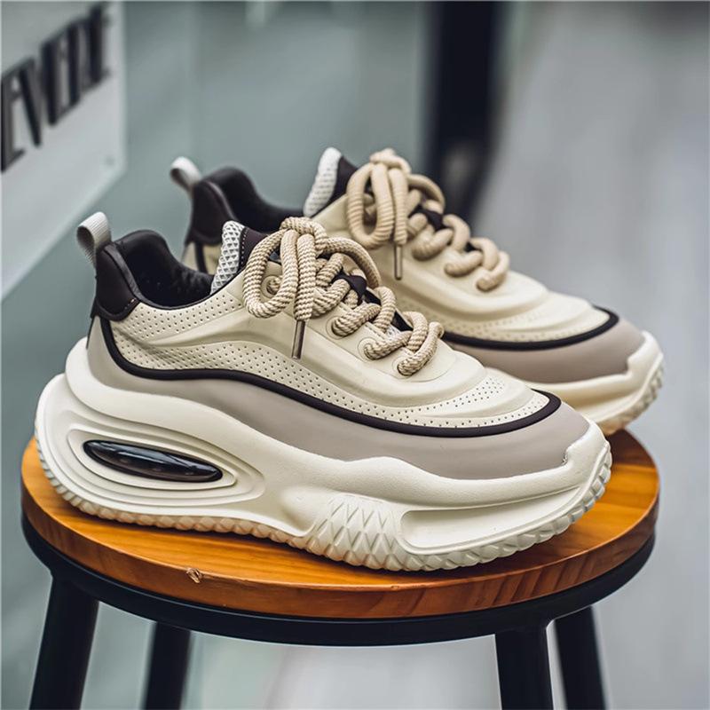 Fashion 2025 New Men's Vulcanized Shoes Zapatillas Hombre Casual Sneakers Outdoor Men Air Cushion Running Shoes Outdoor Walking Footwear