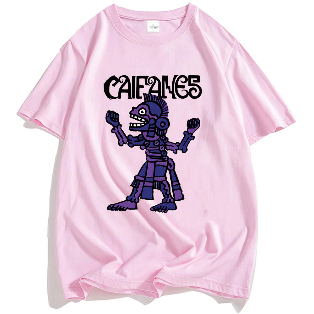 Rock Band CAIFANES T-shirt Cotton Short Sleeve Casual Tshirts Grunge Unisex Streetwear Hip Hop Fashion Men Women T Shirt