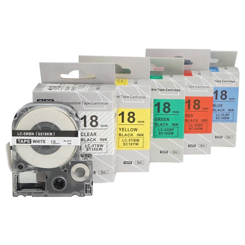 PUTY LK-6YBW Label Tape, 24mm Yellow/Black