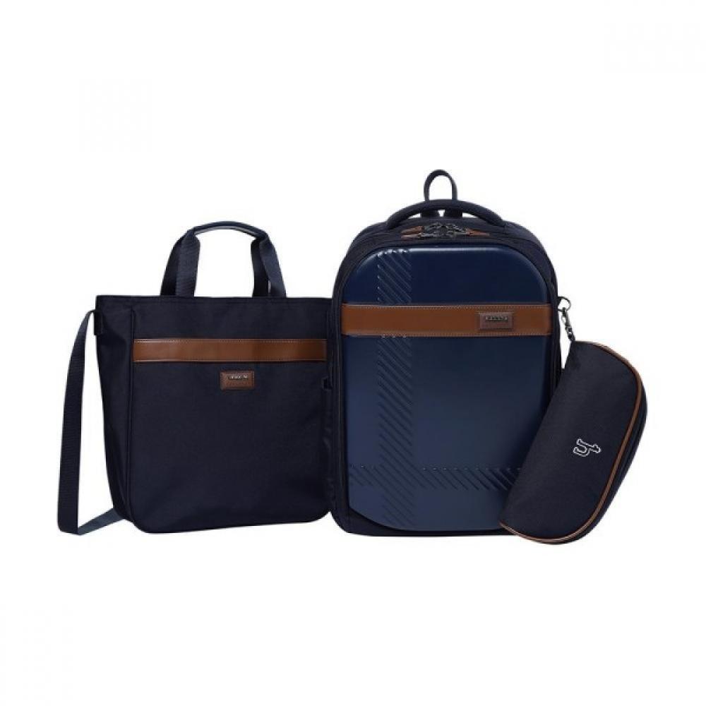 

Hedges Kids Линия Точечный Формованный Рюкзак + Новый Набор Карманов Темно-синий 100/100