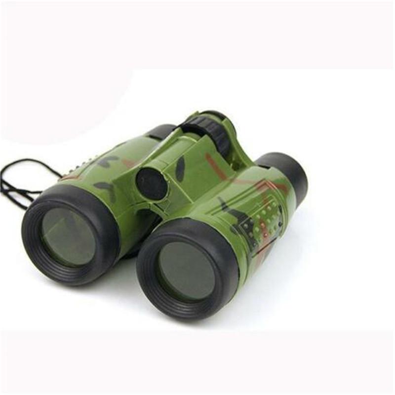 Children Outdoor Binoculars Training Equipment Models Early Education Parent-child Interactive Puzzle Toys With Lanyard Compass