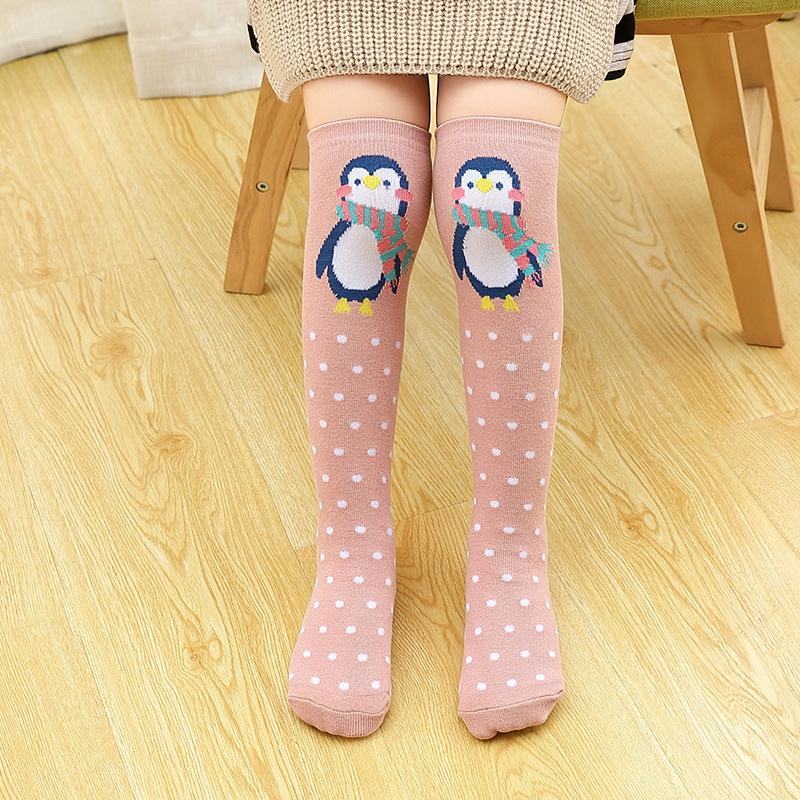Kinder Cartoon Mittelrohrsocken: Leichte Frühling/Herbst Kniestrümpfe für Mädchen
