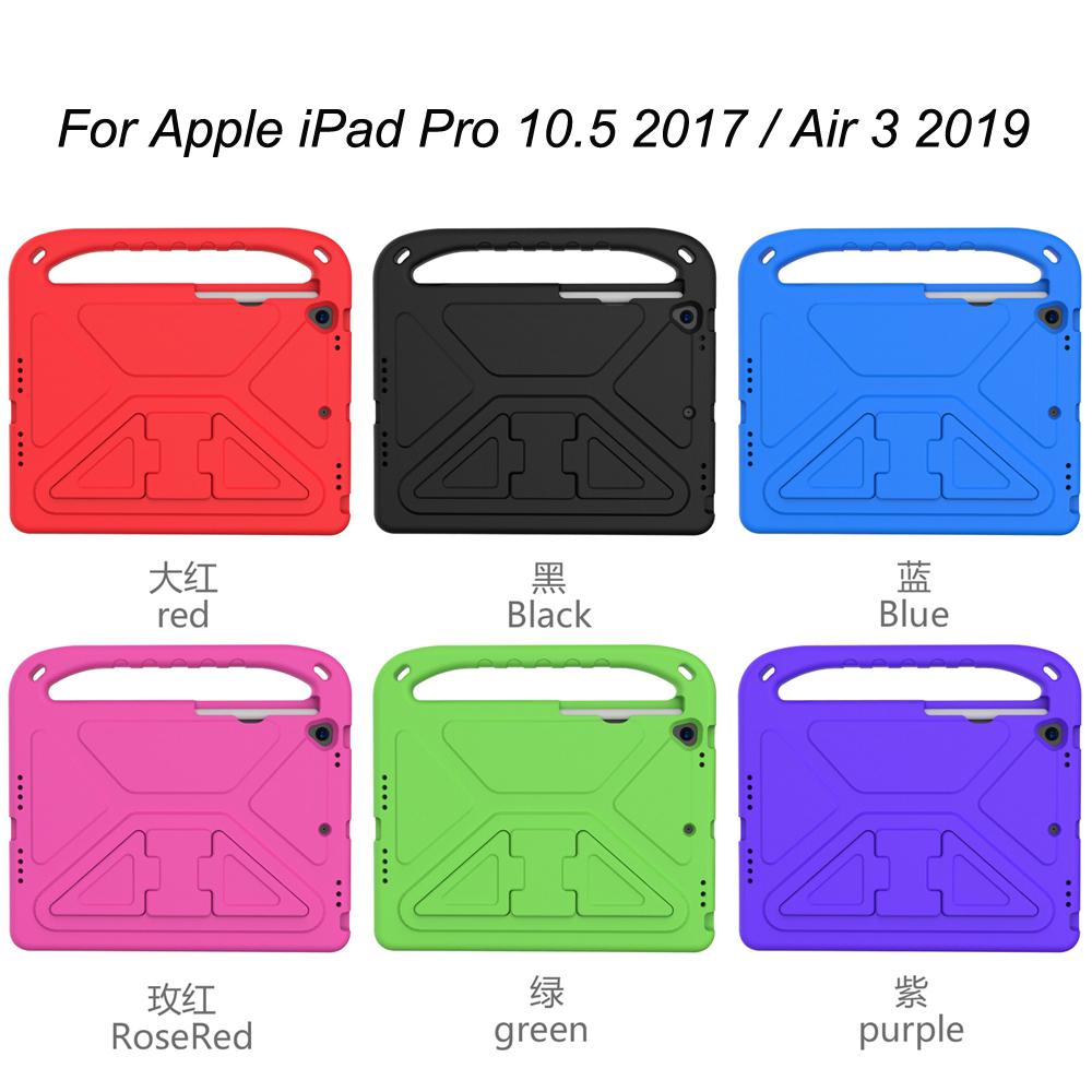 Für Apple iPad Air 3 2019 Pro 10.5 2017 A1701 A1709 A2123 A2152 A2153 A2154 Hülle EVA Tragbar Stoßfest Kindersicher Griff Ständer Tablet-Hülle