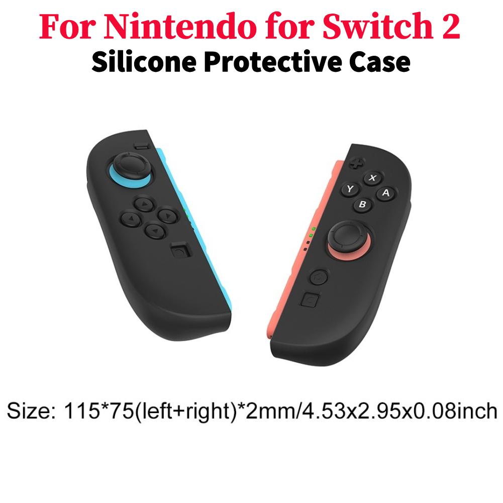 For Nintendo Switch 2 Joy-Con Controller Handle Silicone Protective Case Anti-Slip Protection Covers For NS 2 Game Controller