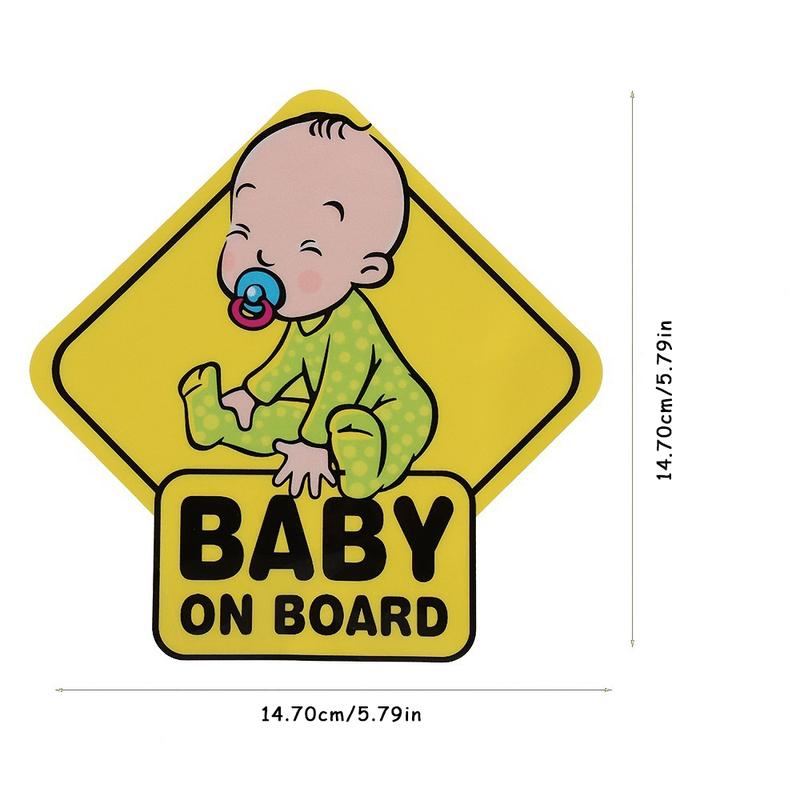 Cute Cartoon Colored Graphics Car Stickers Reflective PVC External Accessories for Vehicle Decoration