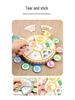 Children's Educational Velcro Clock Toy – Enhances Thinking, Hands-on Skills & Parent-Child Interaction