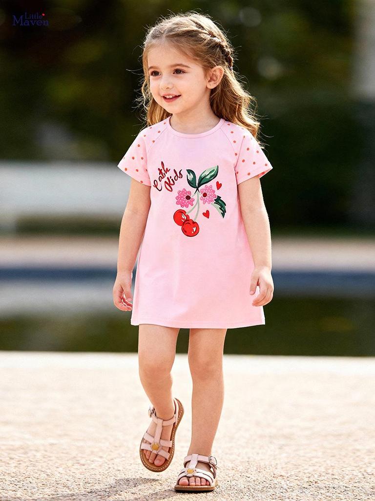 Little Maven Summer Dress: Cute Baby Skirt In European and American Style for Girls
