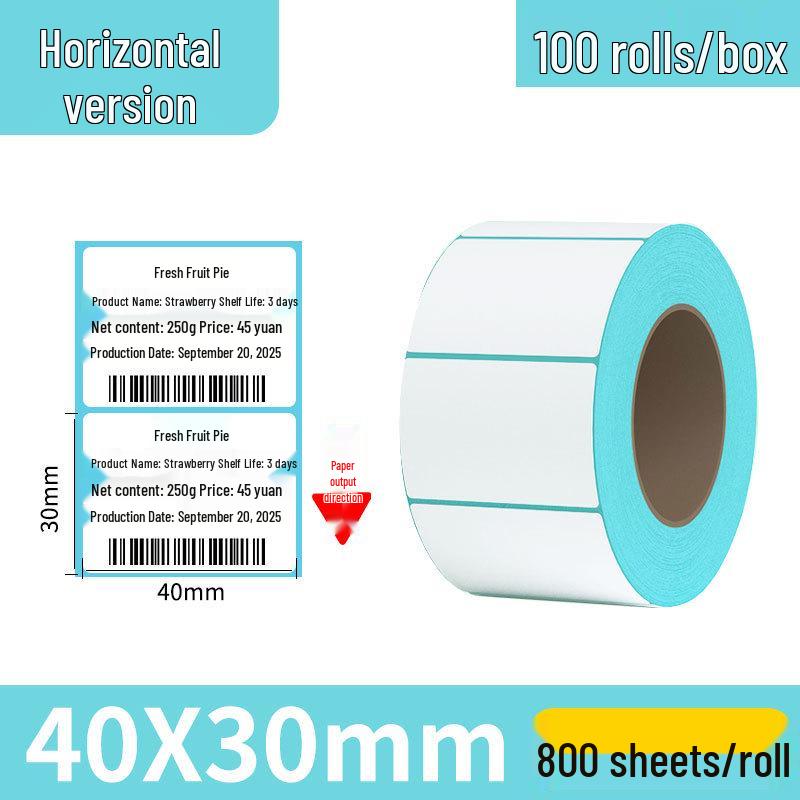 Durable Thermal Barcode Labels for Retail & Packaging