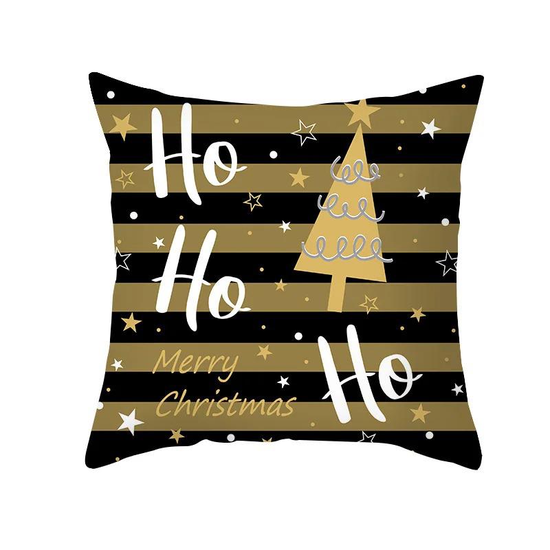 European And American Christmas Christmas Decoration Snowman Pattern Cushion Cover Home Decoration Cushion Cover Sofa Pillowcase
