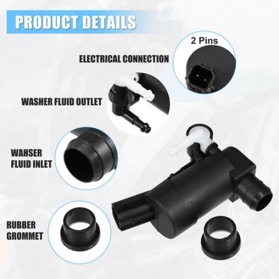 Packung mit 1 Stück für Ford Focus 2012-2017 Scheibenwaschpumpe 1S7117K624FD 31349228