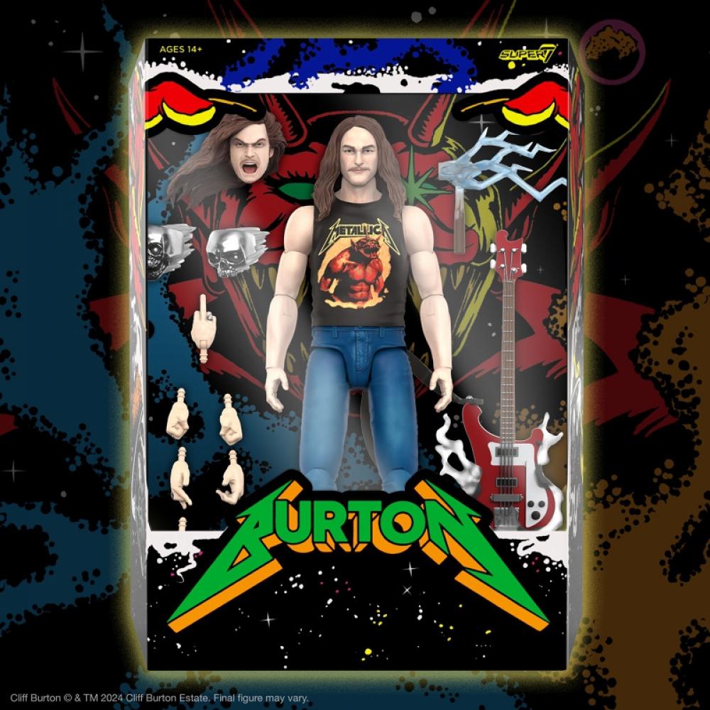 Null Cliff Burton Ultimate 7 Inch Action Figure Superhero Poster Ver.