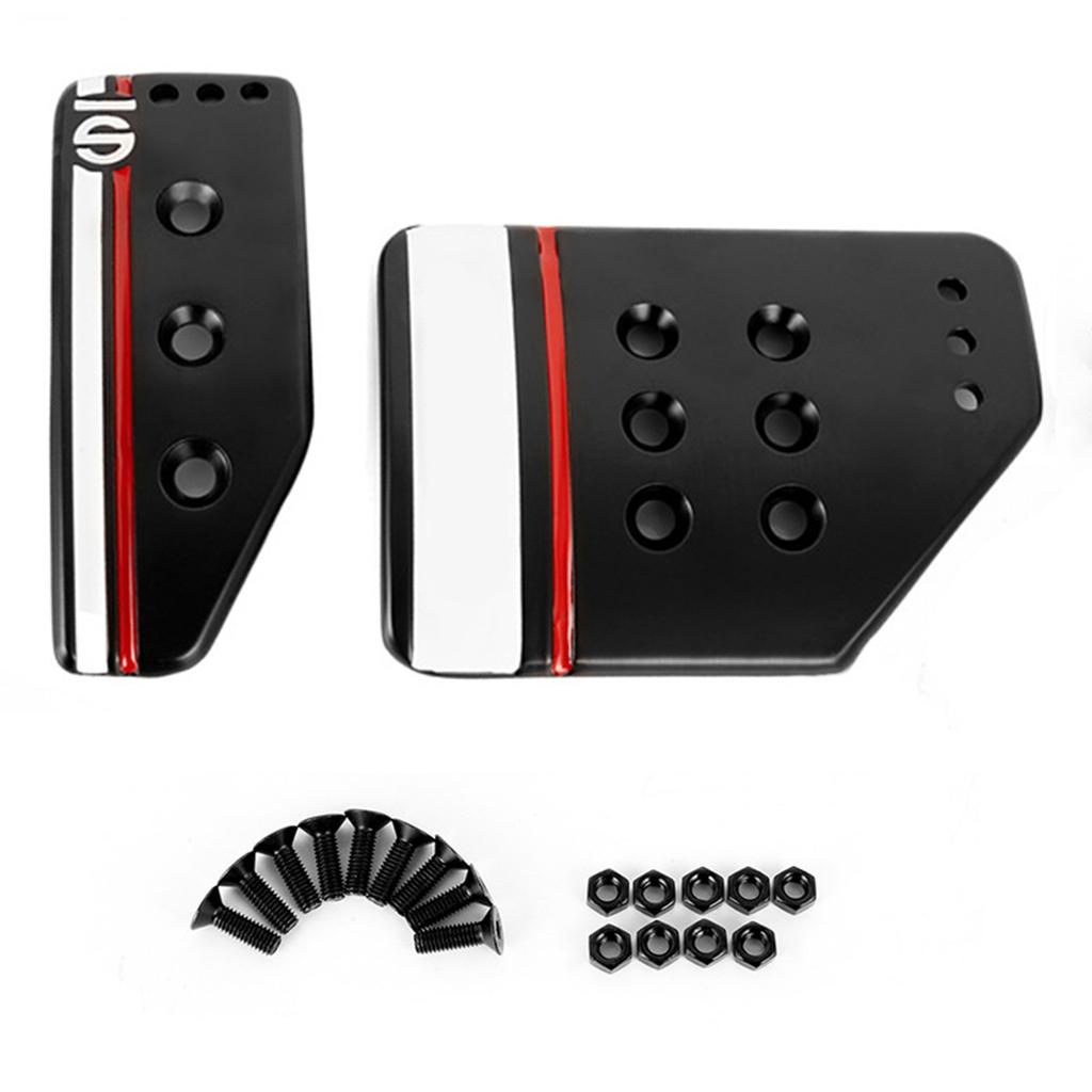 Manual/Automatic Car Pedals Foot Rest Footboard Throttle Brake Clutchs Treadle Nonslip for Improved Control & Aesthetics