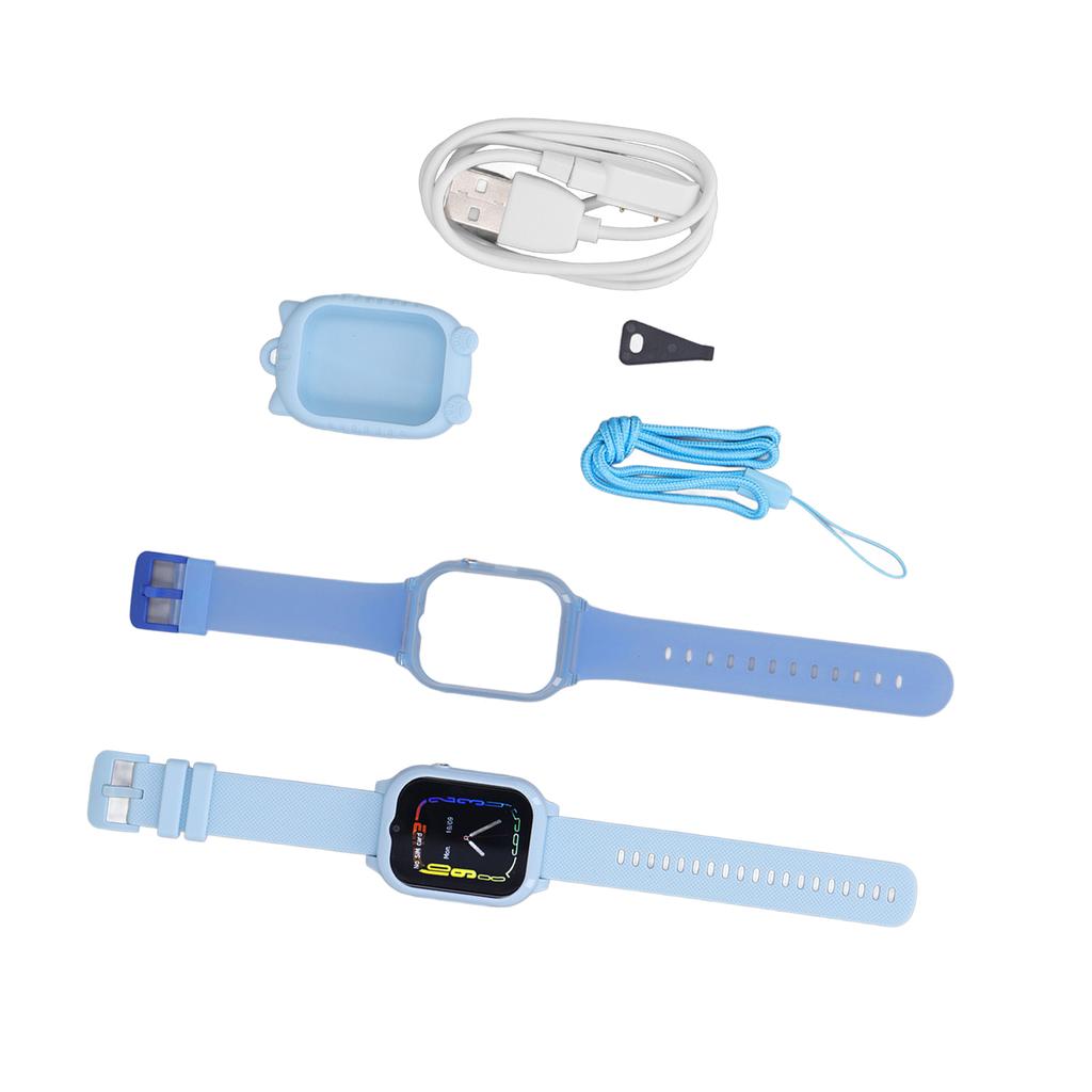 Children Smart Watch High Definition Large Screen Voice Message Video Calling Multi Function 4G