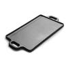 Cast Iron Double Ear Rectangular Baking Pan - Double-Sided Grill & Fry Pan for Outdoor Camping