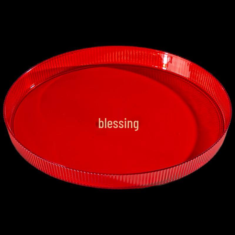 

Simple Plastic Fruit Plate with Base