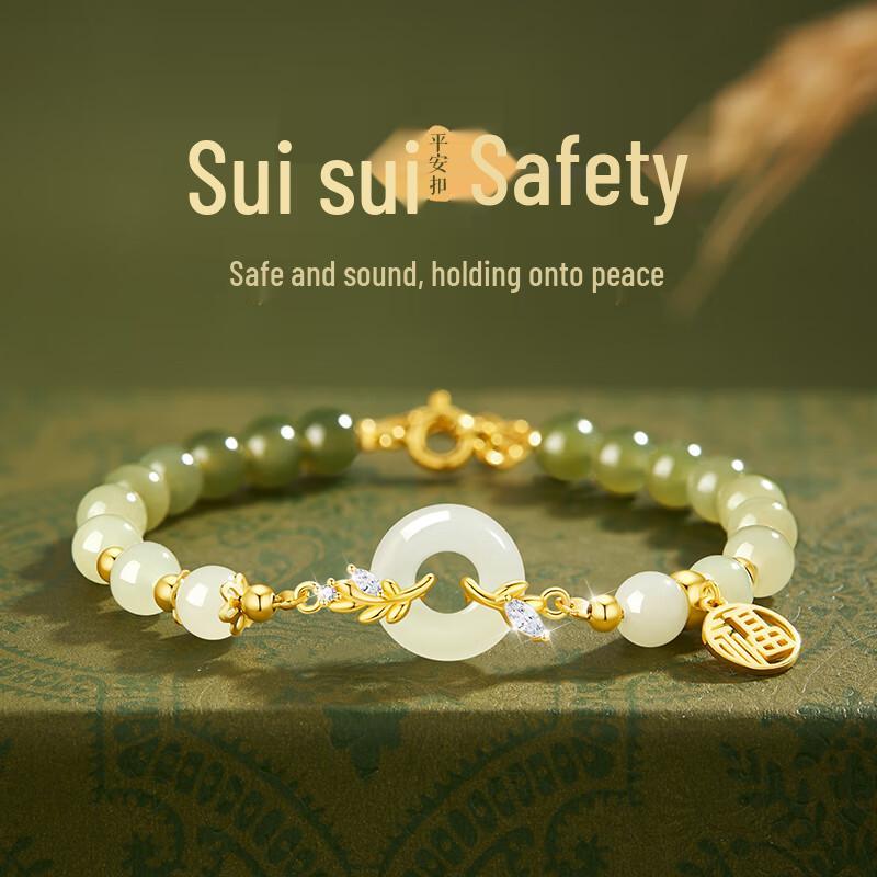 GLTEN Spikes of Peace 925 Silver Bracelet for Women