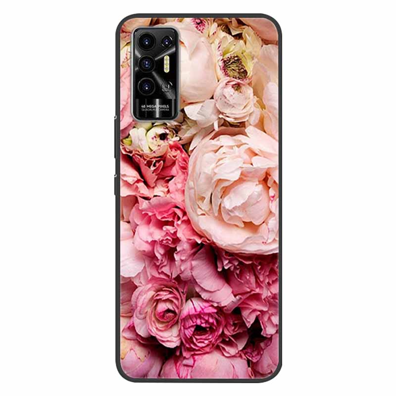 For Tecno Pova 2 Case Pova2 Shockproof Soft silicone TPU Back Cover For Tecno Pova 2 Phone Cases Pova2 2021 Case Cute Cartoon