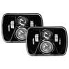 7 Inch Rectangle LED Headlights, 2 PCS 5x7 7x6 Inch Car Headlamps with High Low Beam, IP67 Protection, Plug and Play