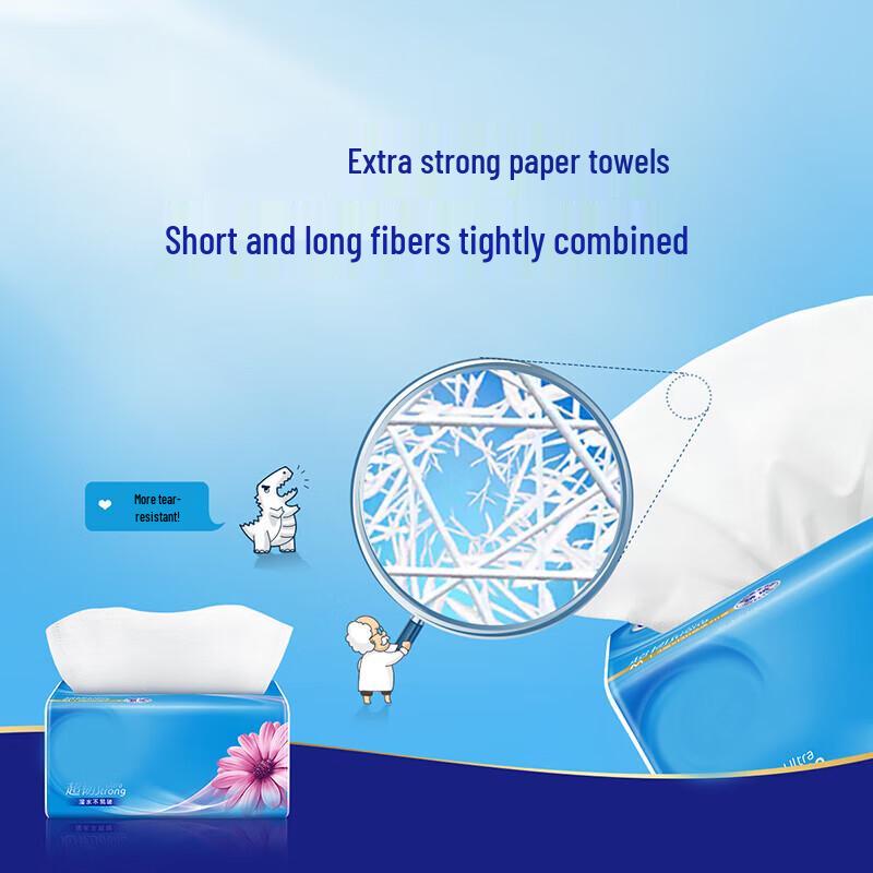 Churong Travel 3-Ply Facial Tissues, 150 Sheets, 24-Pack