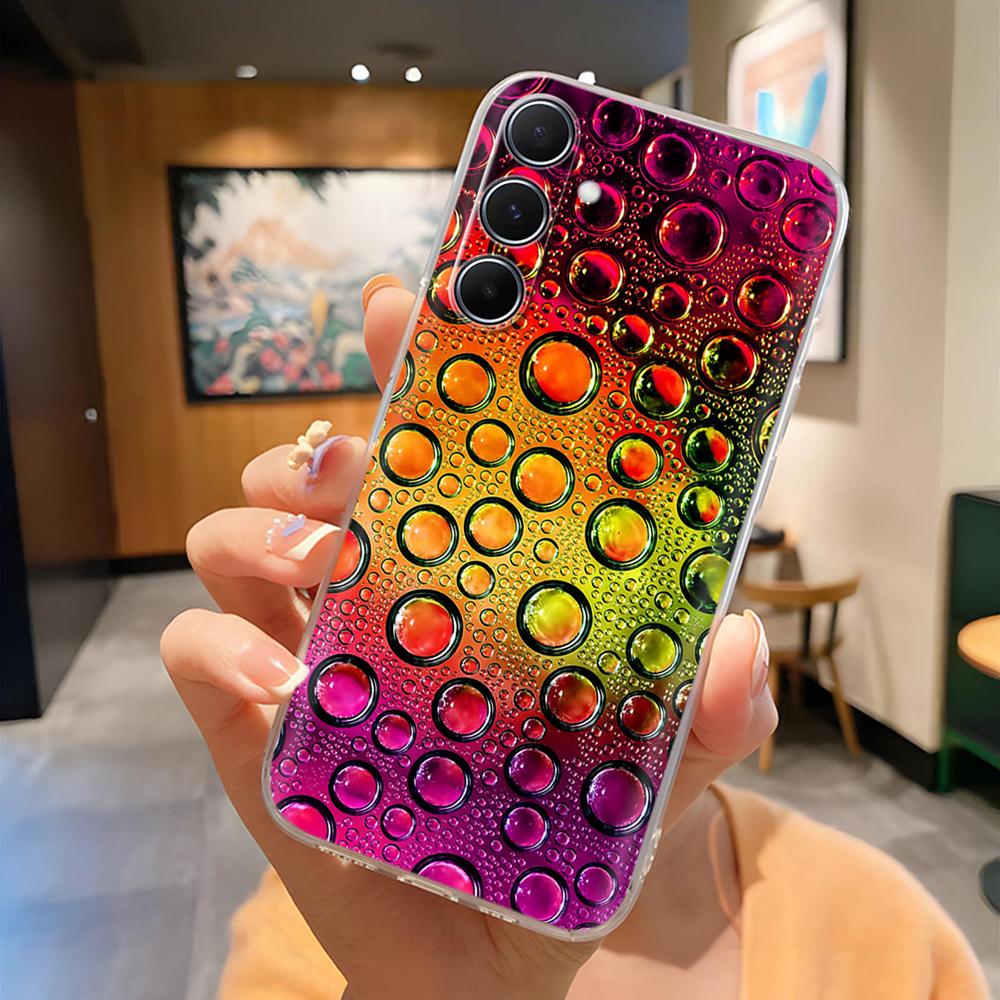 6.7" For Samsung A36 SM-A366E Case Painted Pattern Soft Clear Silicone TPU Cover on For Samsung Galaxy A36 5G A366 Cases Fundas