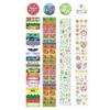 Retro 'Olden Days Story' Four-Leaf Clover Label Stickers for Journals and Collages