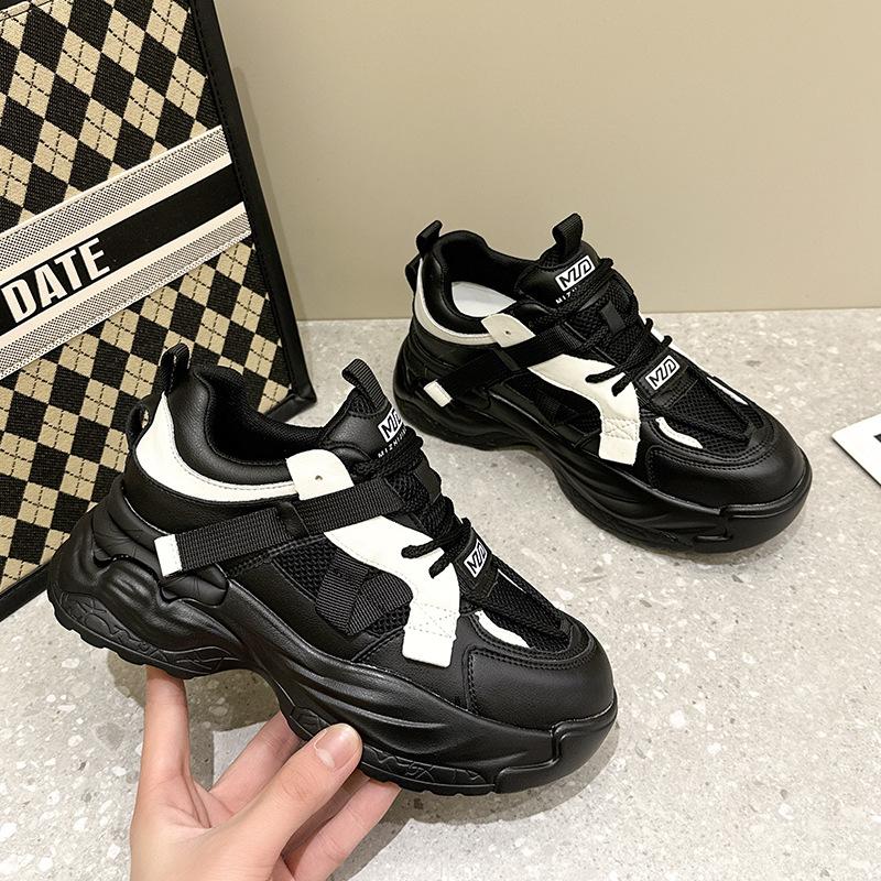 Neue Forrest Gump Schuhe kleine Größe lässig atmungsaktiv Studentenschuhe modisch vielseitig Sport kleine weiße Schuhe dicke Sohle Höhenerhöhung