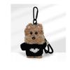 Car Rearview Mirror Pendant Dog Pendant Backpack Accessory Fur Decoration Cute Black Green School Bag Decoration