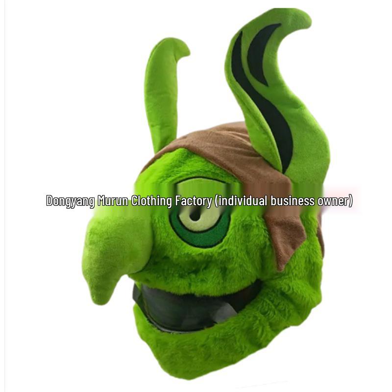 Motorcycle Helmet Decoration: Cartoon Rabbit, Toothless, Pumpkin Head Covers